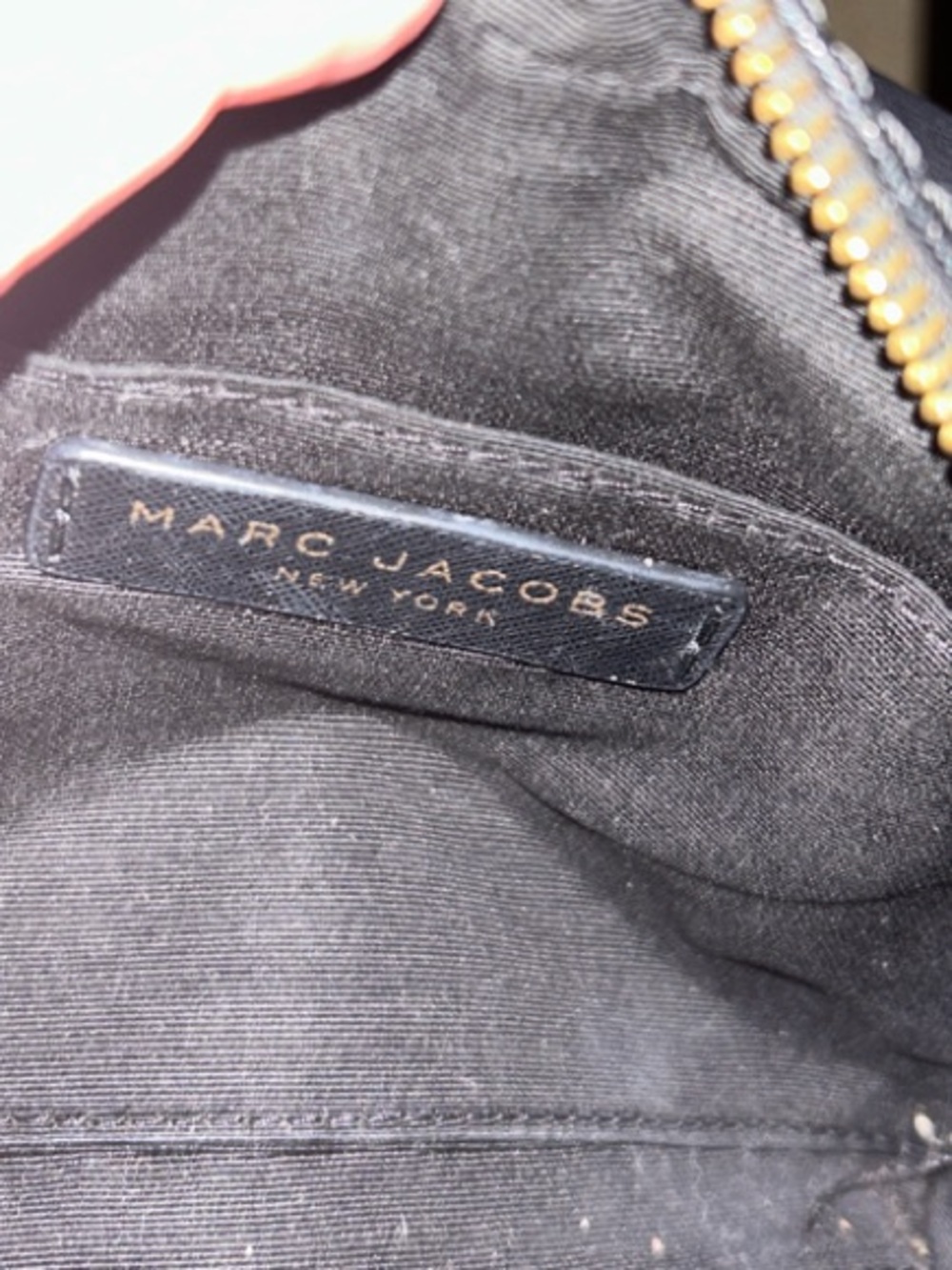 Marc Jacobs Black Saffiano Crossbody with Gold Hardware - Picture 4 of 4